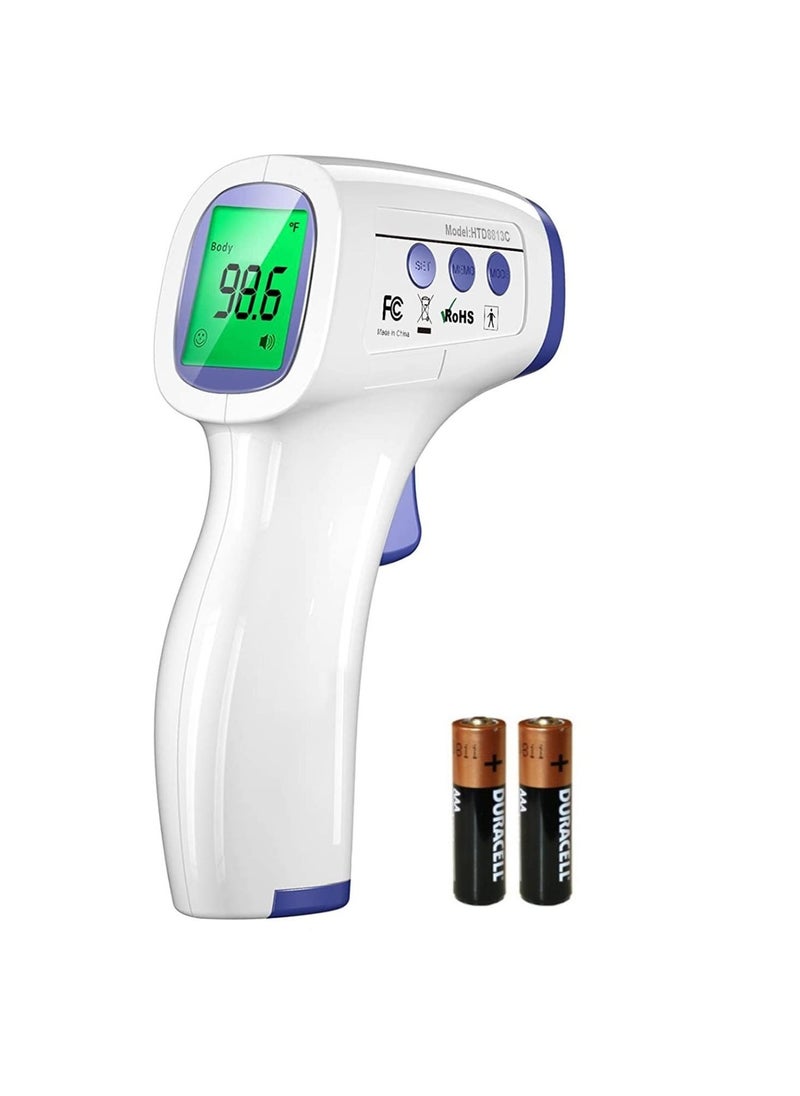 FARROBIZZ - Non-Contact Infrared Forehead Thermometer, Clinically Proven Fast Accurate Results, High-Fever Alert with 4-in-1 Readings - Image 1