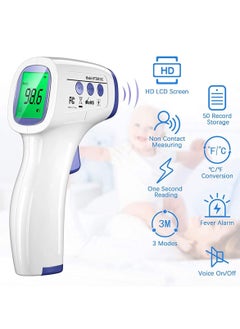 Non-Contact Infrared Forehead Thermometer, Clinically Proven Fast Accurate Results, High-Fever Alert with 4-in-1 Readings - pzsku/Z725C3A20D14924BCB185Z/45/_/1735155963/078e40bd-d376-4dac-94ae-40319d92e059