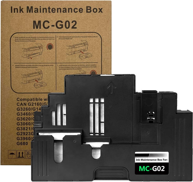 خرطوشة الصيانة MC-G02 لطابعات Canon MC-G02 متوافقة مع طابعات Canon G1520 G2520 G2560 G3520 G1220 G2260 G3260 G2160 G3160 G3560 - Image 1