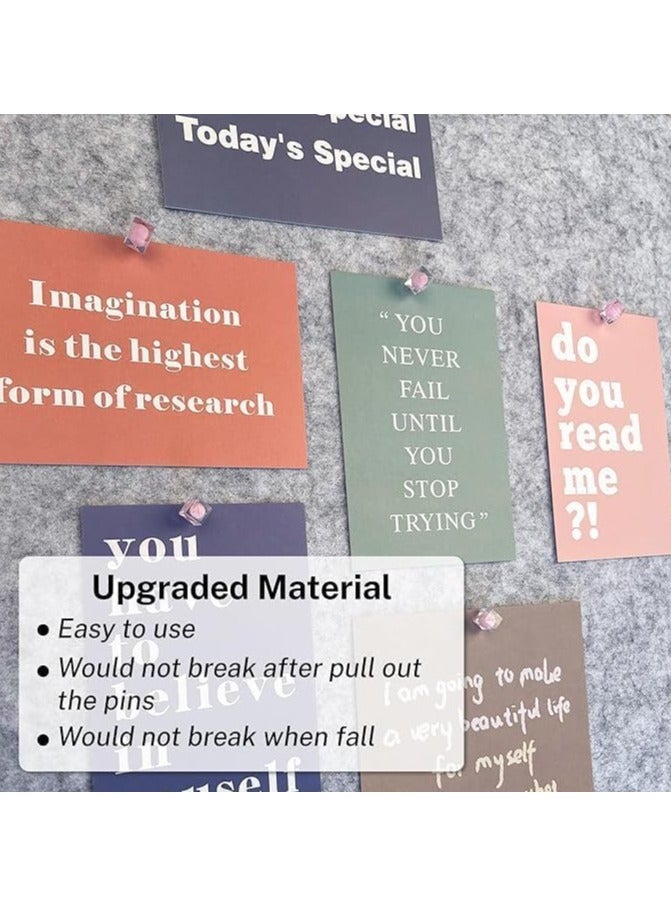 Felt Bulletin Board Notice Board with Push Pins for Paste Notes Photos Schedules Decorative Picture Framed Display Board for School Home Kitchen & Office Walls (Grey 120 * 180cm)