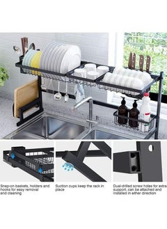 Above The Sink, Dish Drying Rack, Stainless Steel Kitchen Supplies Storage Rack, Display Rack, Drainer - pzsku/Z725C5F4AC0C26F14EA84Z/45/_/1735010413/faf76df6-6339-46e4-9563-f4fda5f9d4c0