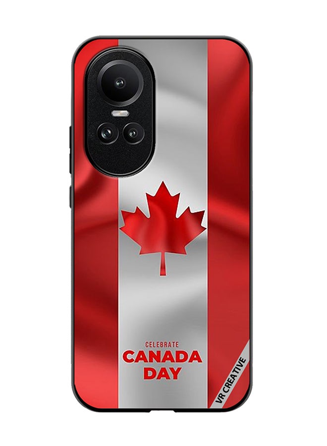 VR CREATIVE Protective Case Cover For Oppo Reno 10 National Flag Design Multicolour - Image 1