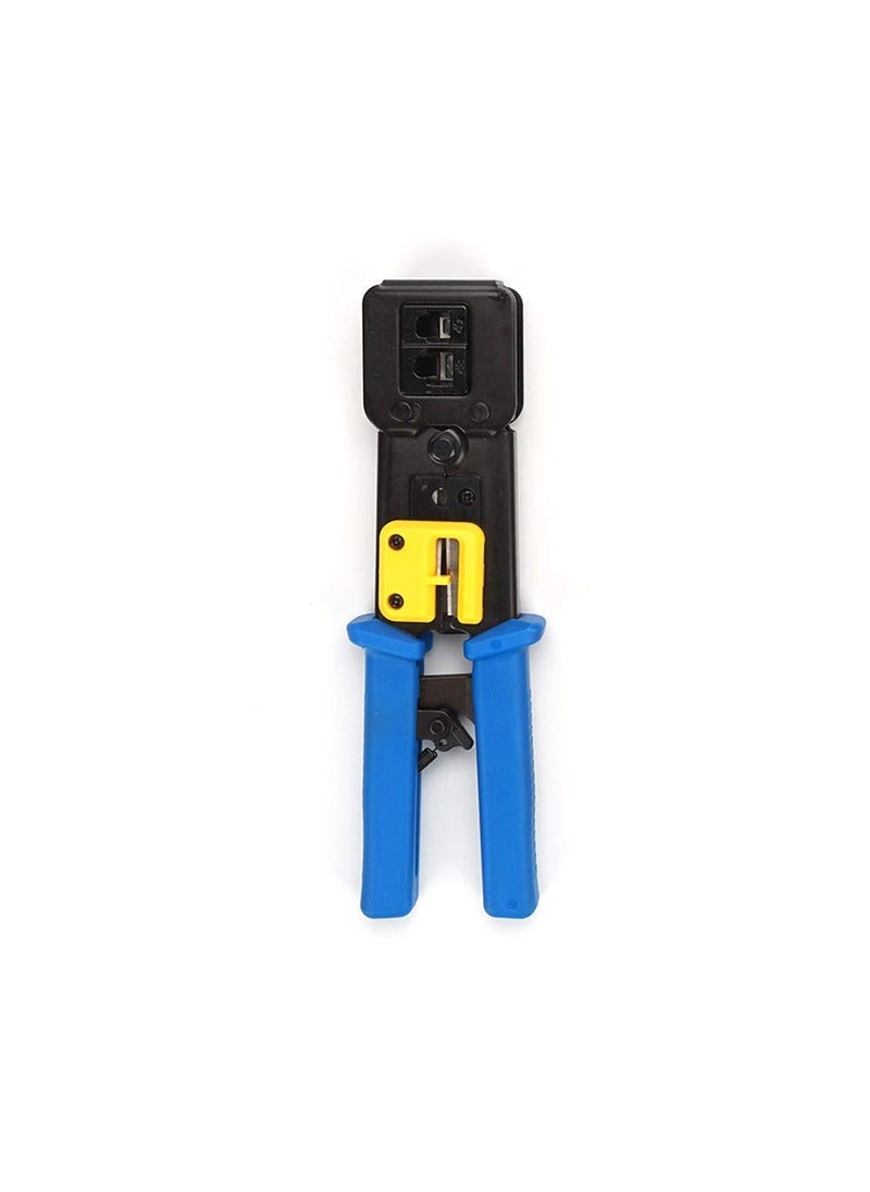 Technotech Technotech Network Tool EZ RJ45 Crimper RJ11 Crimping Cable Stripper Clamp Plier Blue  - Image 1