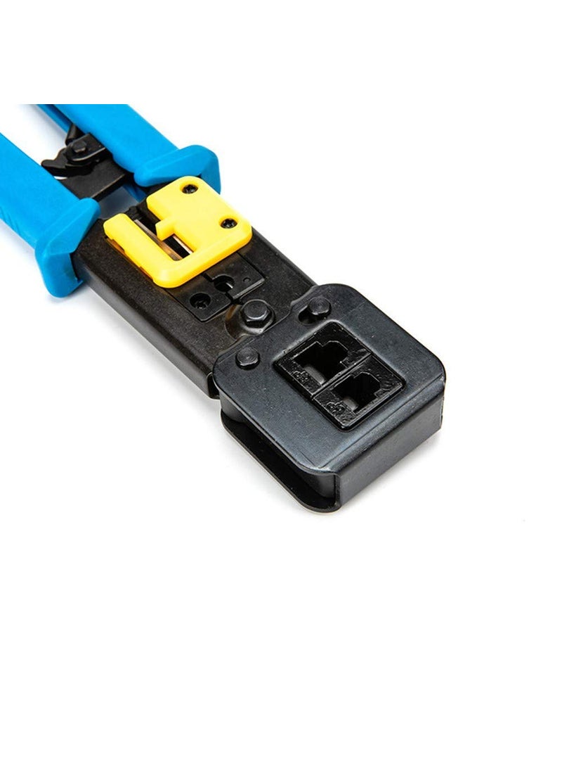 Technotech Technotech Network Tool EZ RJ45 Crimper RJ11 Crimping Cable Stripper Clamp Plier Blue  - Image 3