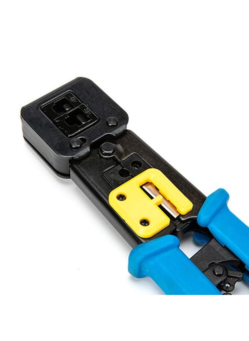 Technotech Technotech Network Tool EZ RJ45 Crimper RJ11 Crimping Cable Stripper Clamp Plier Blue  - Image 2