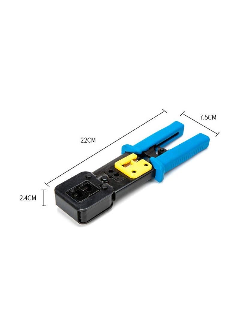 Technotech Technotech Network Tool EZ RJ45 Crimper RJ11 Crimping Cable Stripper Clamp Plier Blue  - Image 4