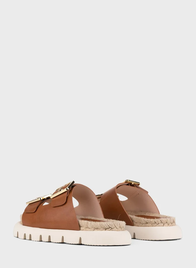 Kanna Ball Lux Flat Sandals