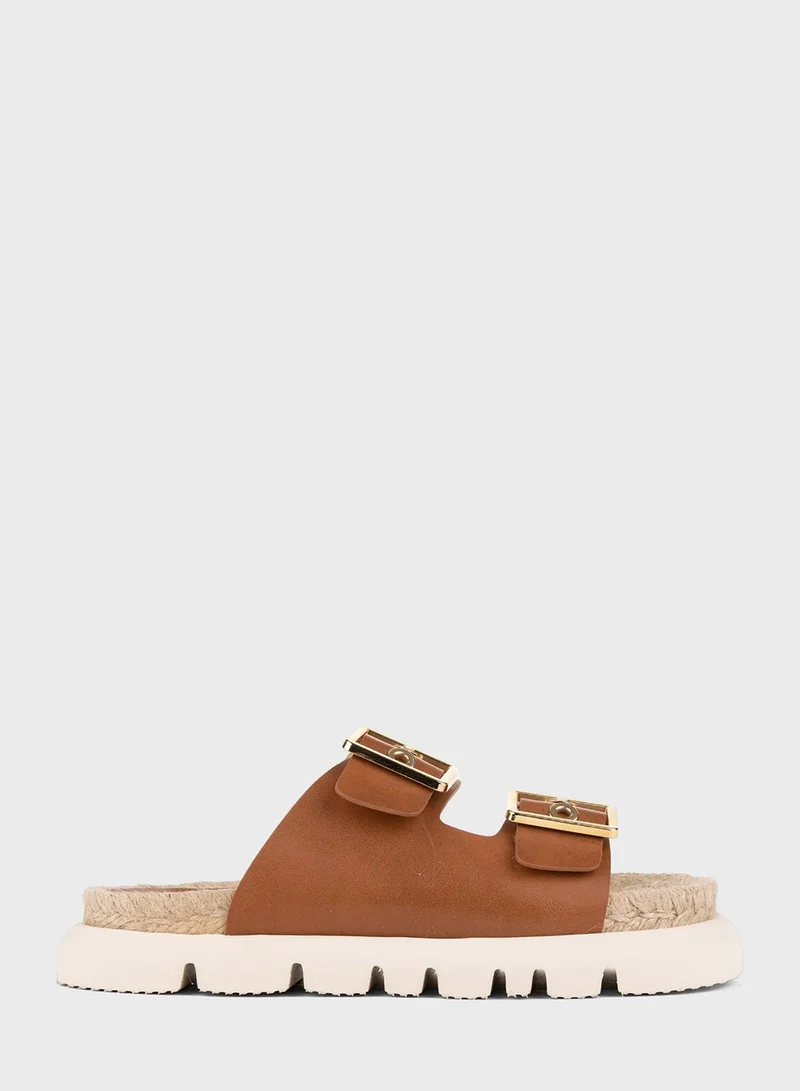 Kanna Ball Lux Flat Sandals