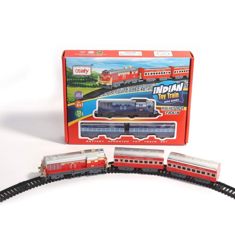 Centy Toys Plastic Passenger Train Set - Red, Pack of 1 - Image 2