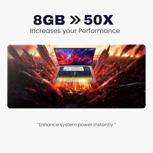 EVM 8GB DDR4 Laptop RAM 2666MHz | SO-DIMM – 1.2V Low Voltage | 260-PIN Pin, Intel & AMD Compatible | High-Speed Laptop Memory Upgrade | 10 Year Warranty (EVMT8G2666S88P) - Image 3