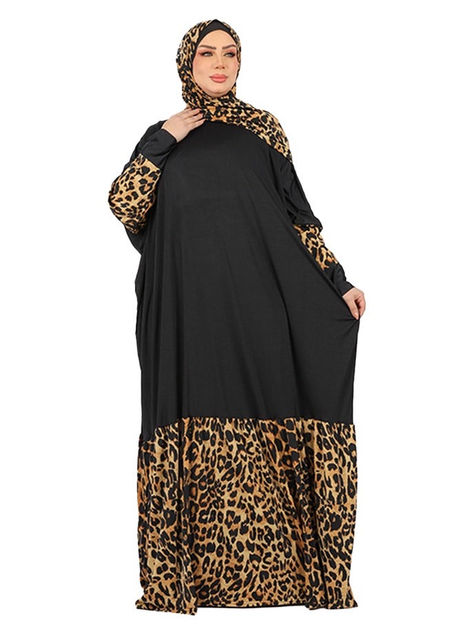 Zmurud - Practical Saudi Jersey  prayer dress with headscarf from zmurud fashion - Image 1