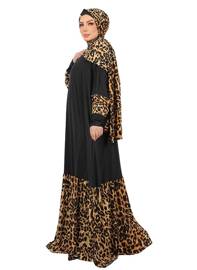 Zmurud - Practical Saudi Jersey  prayer dress with headscarf from zmurud fashion - Image 1
