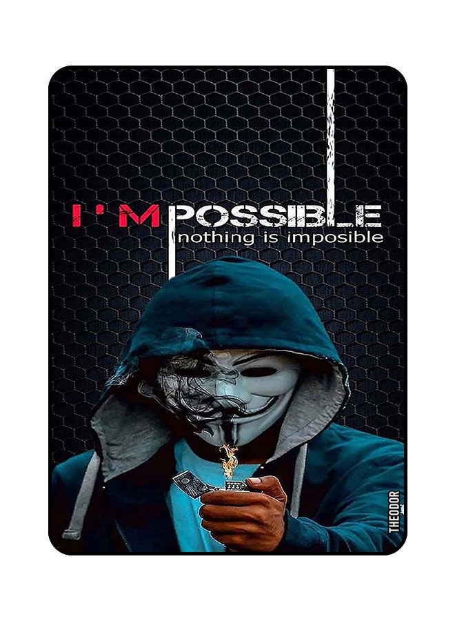 Theodor Protective Flip Case Cover For Samsung Galaxy A7 2020 10.4 Inches with Auto Wake/Sleep Nothing Is Impossible - Image 1