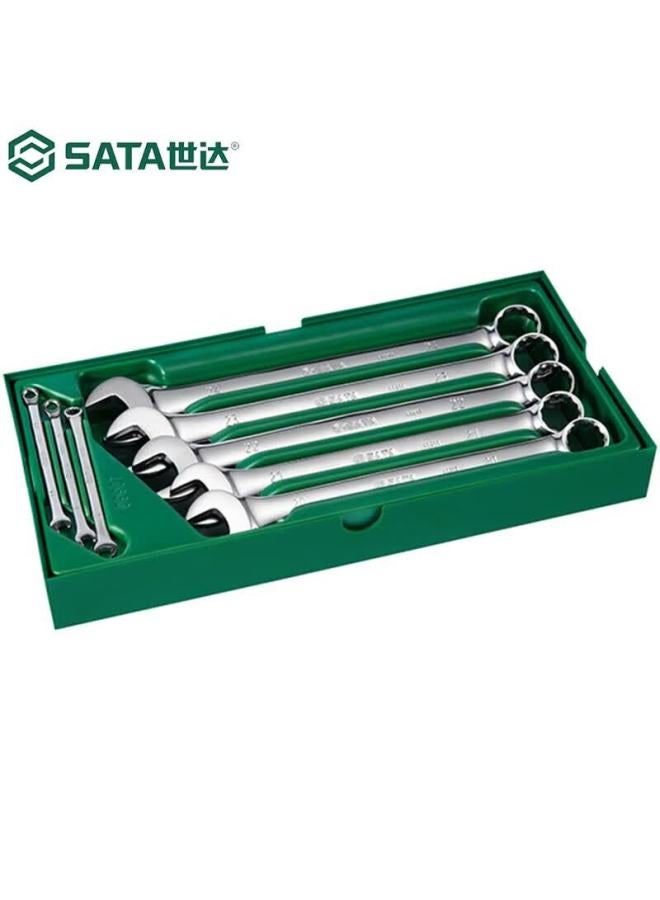 Sata 09907 Tool Tray Set - 8-piece Fully Polished Double-ended Wrench Set