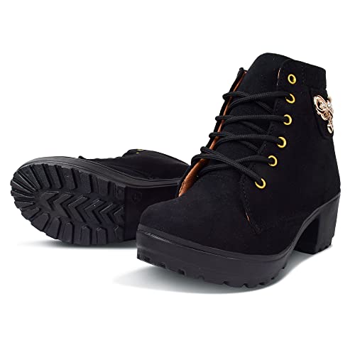 KRAFTER Women's & Girl's Classic Winter Boot-HP-113-Suede-41 - Image 5