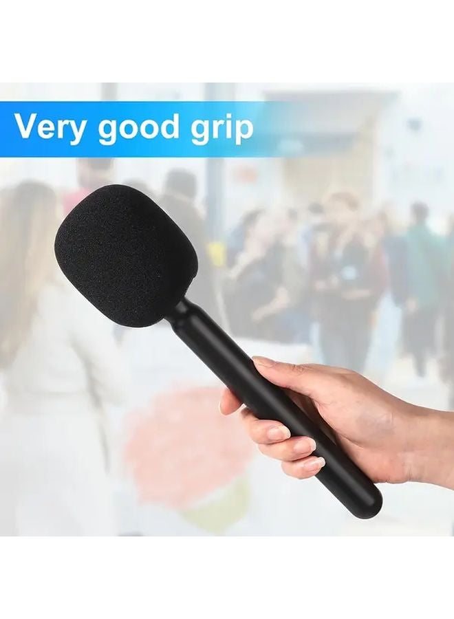 Haomuren Durable ABS Wireless Microphone Handle With 2 Sponge Cover XLR Connector - Image 5