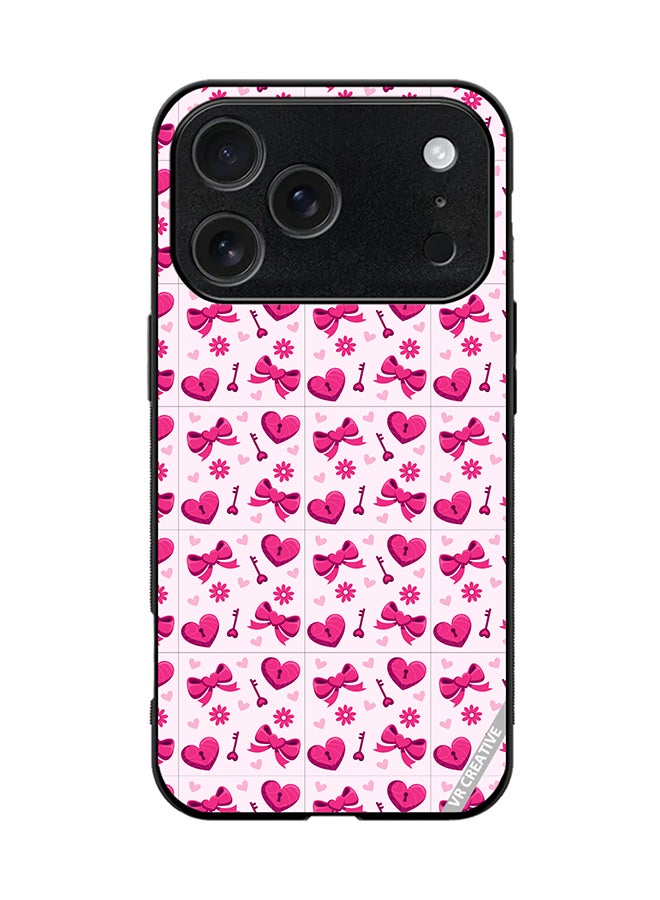 VR CREATIVE Protective Case Cover For Apple iPhone 17 Pro Love Pattern Design Multicolour