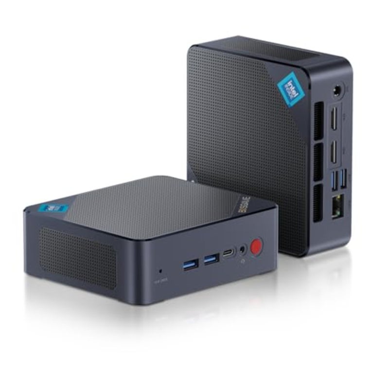 B95 Mini PC Windows 11 Pro، Alder Lake-N95 حتى 3.4 جيجا هرتز، 16 جيجا DDR4 RAM 512 جيجا SSD كمبيوتر مكتبي صغير، شاشة ثلاثية 4K، USB-C/HDMI2.0 x2، 2.5G LAN، WiFi 5، BT5.0، كمبيوتر صغير للمنزل والمكتب - Image 1