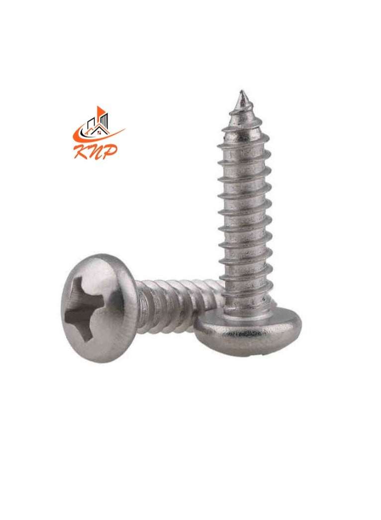 KNP Pan Head Self-Tap Screws - Pack of 40 (1/2" x 8g) - Image 1