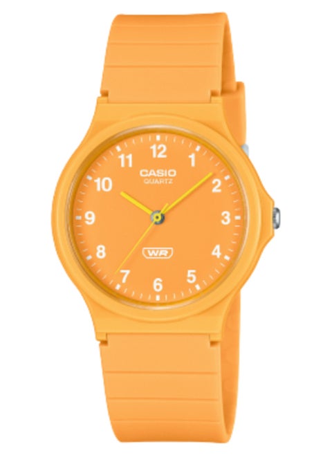 Analog Resin Band Round  Shape  Wrist Watch MQ-24B-9BDF
