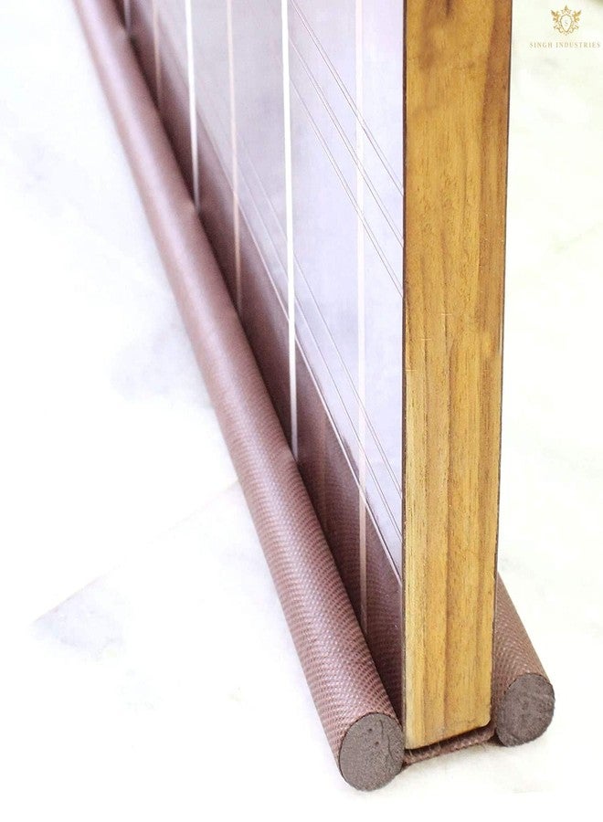 SINGH INDUSTRIES® Door Guard (39 Inches, Pack of 2) Gap Filler for Door Bottom Seal Strip - Sound-Proof, Reduce Noise, Energy Saving Door Stopper for Reduce Door Dust, Insects Protector (Brown) - Image 5