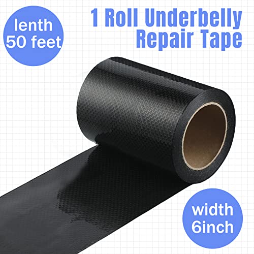 Frienda RV Underbelly Tape RV Underbelly Material Waterproof Flex Repair Fabric Belly Tape Sealing Permanent Patch for Mobile Home, Camper Travel Trailer, Tear Repair Patch(6 Inch x 50 Feet) - Image 2