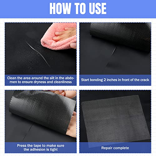 Frienda RV Underbelly Tape RV Underbelly Material Waterproof Flex Repair Fabric Belly Tape Sealing Permanent Patch for Mobile Home, Camper Travel Trailer, Tear Repair Patch(6 Inch x 50 Feet) - Image 5