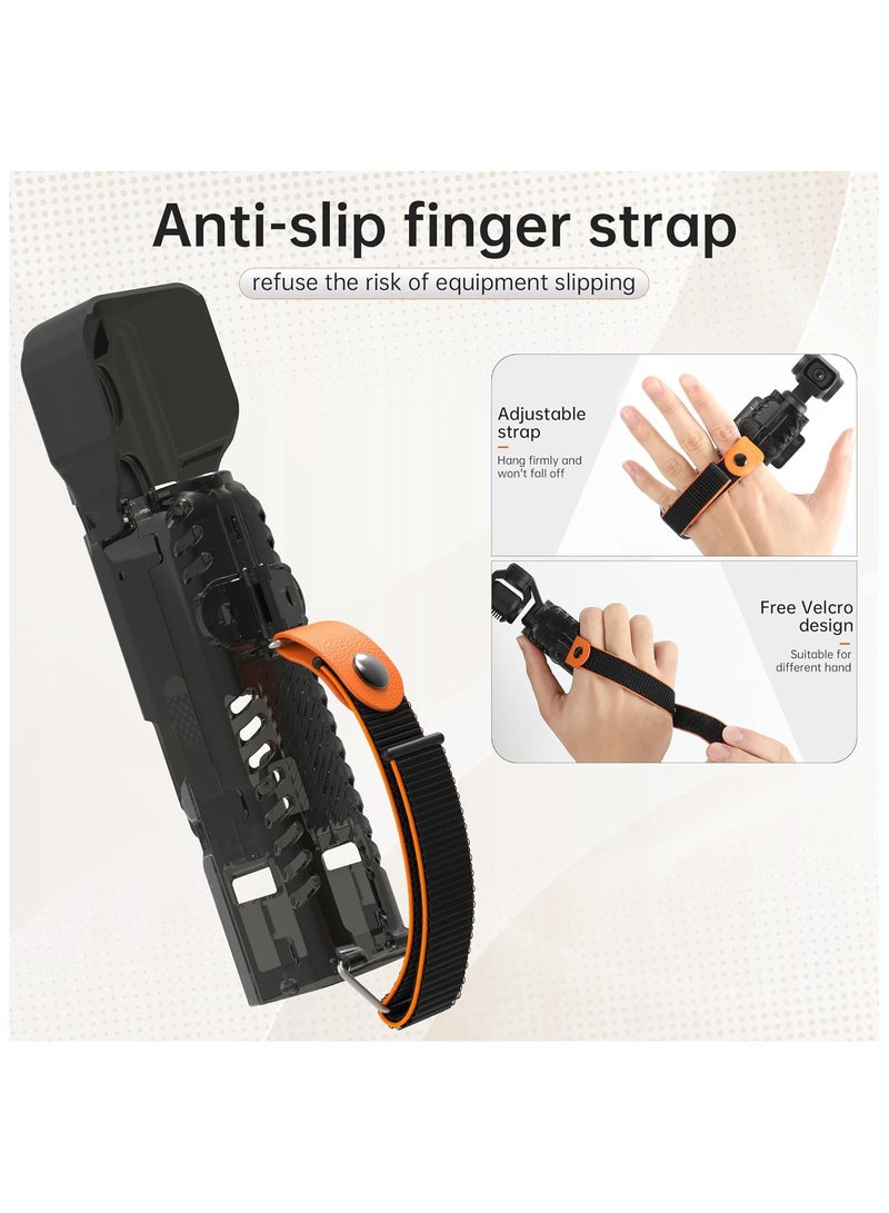 DJI Osmo Pocket 3 Compatible Case, All-Weather Waterproof Case with Controller Wheel Accessory, Portable Hard OSMO Pocket 3 Case Organizer with Safety Finger Strap - Image 2