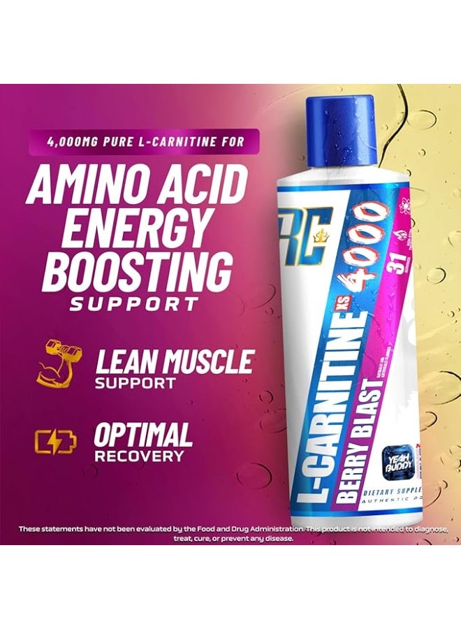 روني كولمان إل-كارنيتين 4000 إكس إس 473 مل بنكهة التوت المنعشة - Image 2