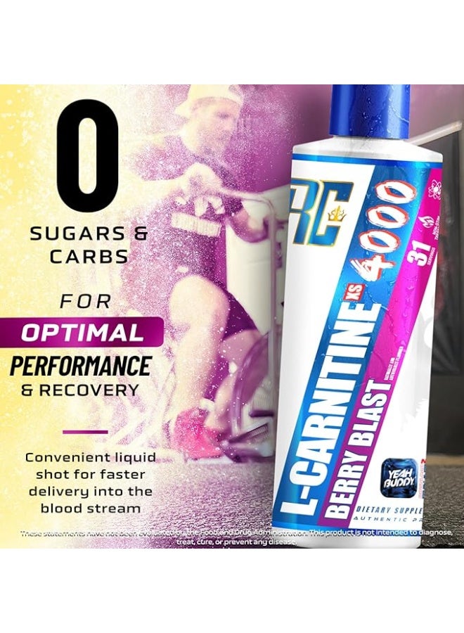 روني كولمان إل-كارنيتين 4000 إكس إس 473 مل بنكهة التوت المنعشة - Image 3