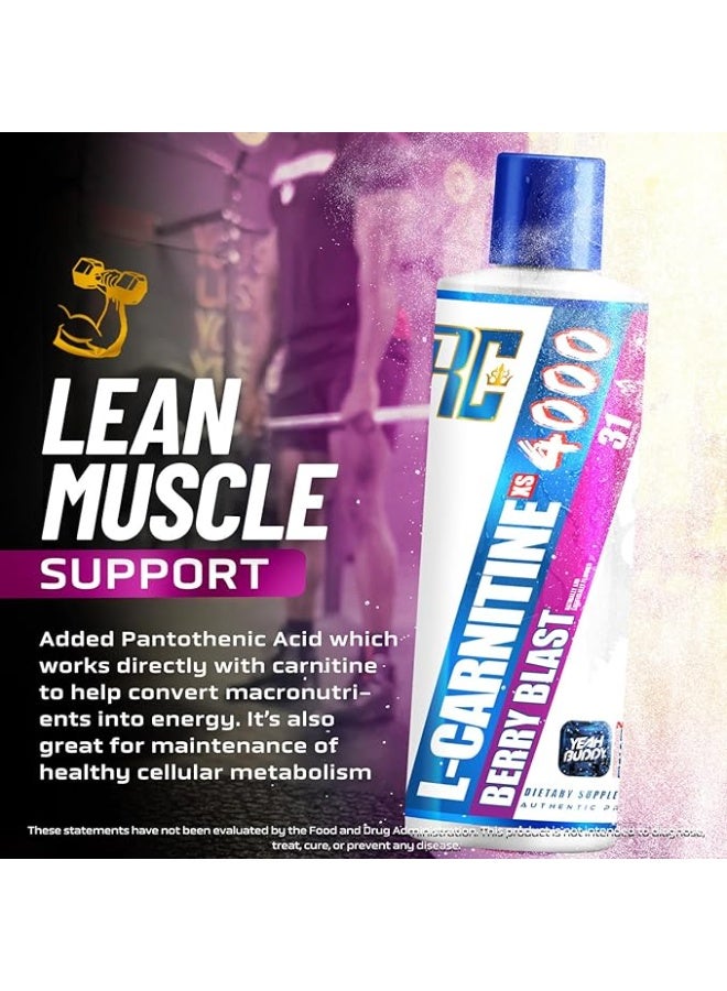 روني كولمان إل-كارنيتين 4000 إكس إس 473 مل بنكهة التوت المنعشة - Image 5