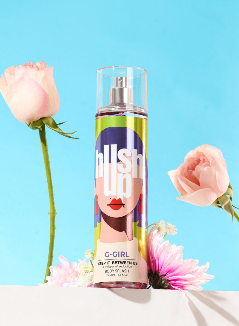 Hushup Body Splash - G-Girl 253ml - Image 2