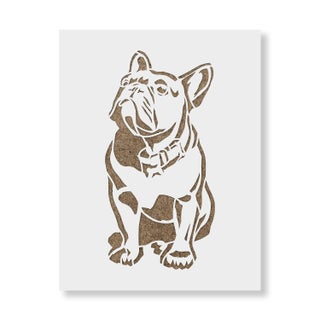 Ivana's Sassy French Bulldog Stencil - Reusable Stencils for Painting - Create DIY Sassy French Bulldog Home Decor Size - (12 x 12 inch) - pzsku/Z725D8E49B01B6C3D5989Z/45/1742989690/0ea75f39-c929-4529-97ee-8367a20302de