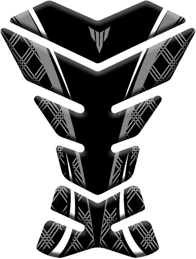 MT07 MT09 MT03 دراجة نارية خزان الوقود غطاء ملصق شارة وسادة زخرفة 13 تيتانيوم 13 - Image 1