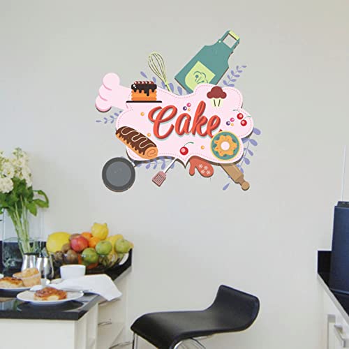 Sticker Studio Bake Cake Wall Sticker & Decal (PVC Vinyl, Size - 58 Cm X 56 Cm) - Image 5