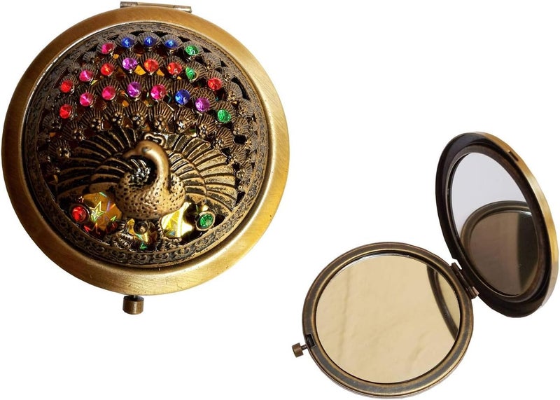 Purpledip Vanity Mirror 'Vintage Beauty': Royal Design Makeup Accessory (12018)