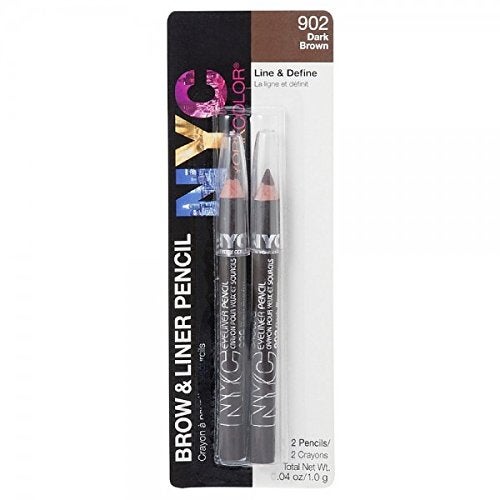 NYC Brow and Liner Pencil Set Dark Brown 1 Pair - Image 2