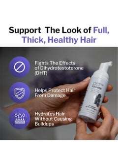Shapiro MD Hair Growth Experts Hair Loss Leave-In Daily Foam | DHT Fighting Vegan Formula for Thinning Hair Developed by Dermatologists | Experience Healthier, Fuller & Thicker Looking Hair - Shapiro MD | 1-Month Supply  - Image 3