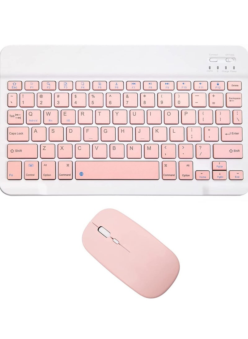 DUSALA Wireless Mouse Keyboard Set for Android Windows Tablet Cell Phone iPhone iPad Pro Air Mini - Image 1