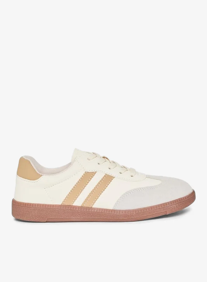 Styli Active Striped Pattern Sneakers