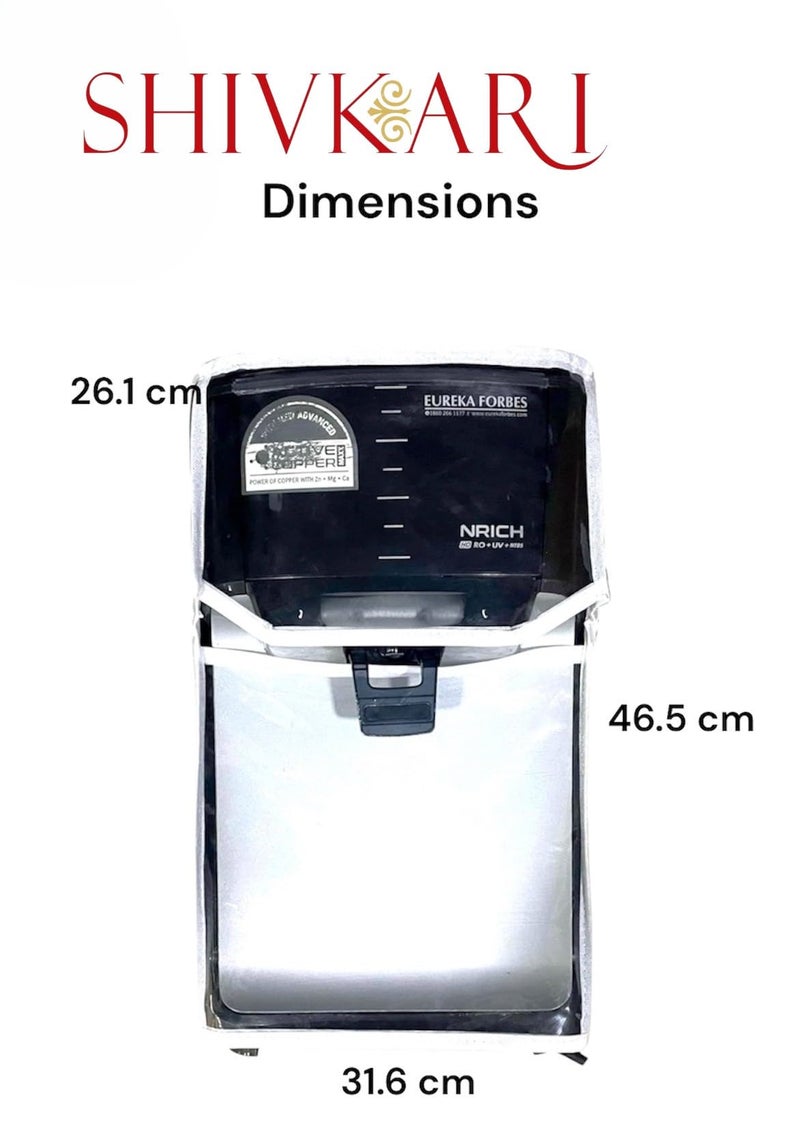 Shivkari Body Protective Cover for Aquaguard Nrich Mineral RO+MF Alkaline Water Purifier, RO+MF Model Waterproof & Dustproof Water Purifier Body - Image 3