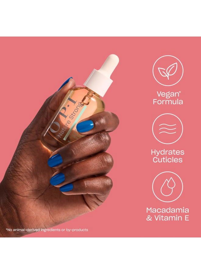 OPI Nature Strong Nails & Skin Glow Up Nail & Cuticle Oil - With Ingredients of Natural Origin and Vitamin E | Nail Oil for Damaged Nails, 30 ml - Image 3