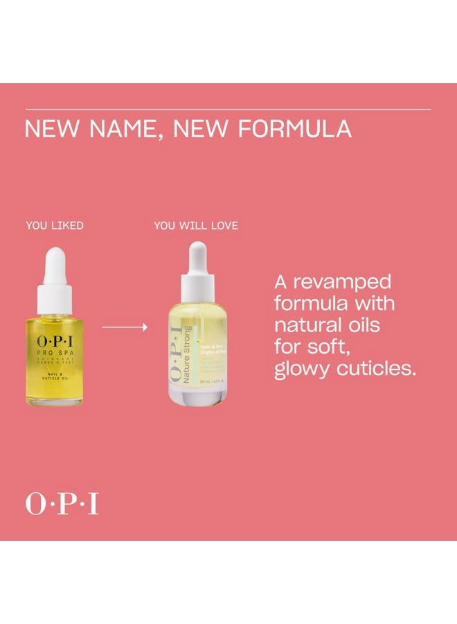 OPI Nature Strong Nails & Skin Glow Up Nail & Cuticle Oil - With Ingredients of Natural Origin and Vitamin E | Nail Oil for Damaged Nails, 30 ml - Image 4