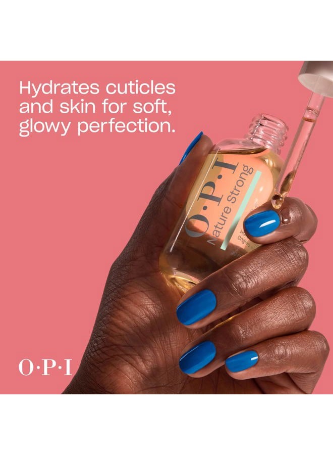 OPI Nature Strong Nails & Skin Glow Up Nail & Cuticle Oil - With Ingredients of Natural Origin and Vitamin E | Nail Oil for Damaged Nails, 30 ml - Image 5