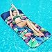 FindUWill Oversized Pool Floats Adults 72 x38 XLarge Fabric Covered Tanning Pool Lounger Inflatable Pool Float with Headrest UltraComfort Pool Floaties Raft Lake Beach FloatXL Flamingo - Image 4