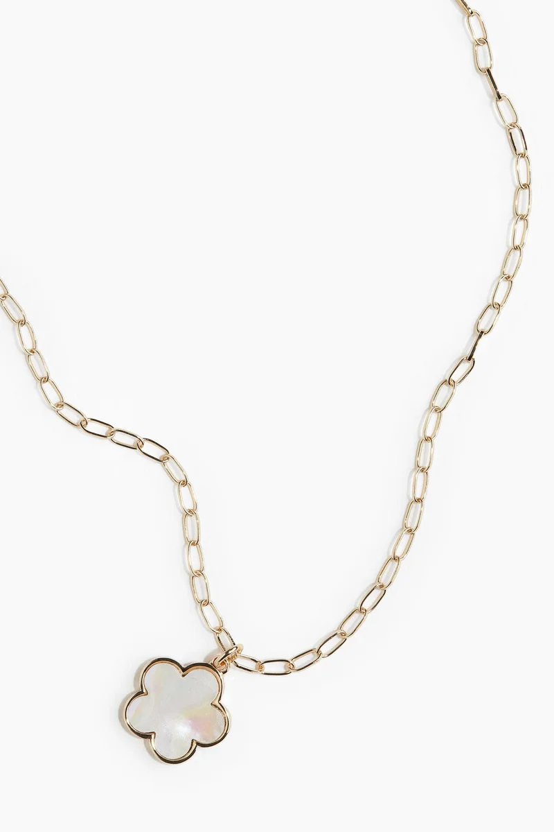H&M Flower-pendant necklace