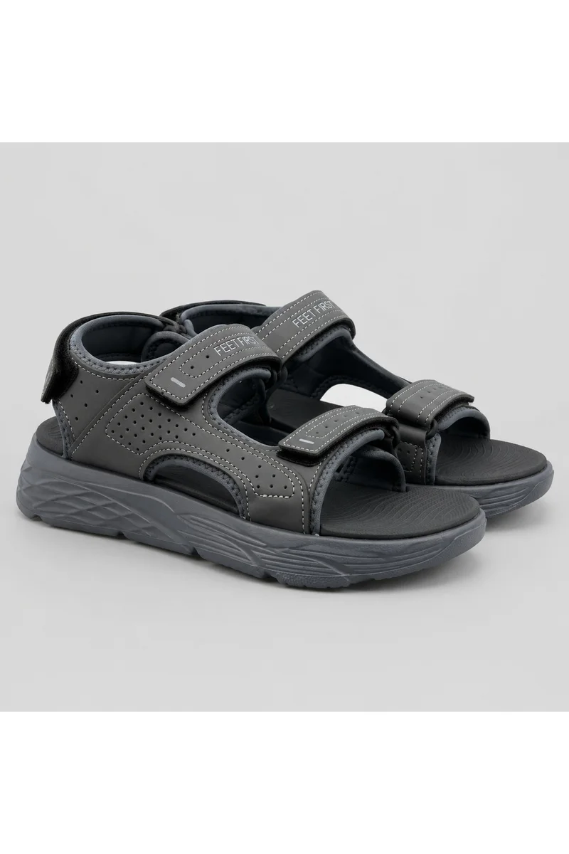 Feet First Men’s Sports Sandals with Adjustable Velcro Straps – Lightweight Comfort Outdoor Walking Sandals