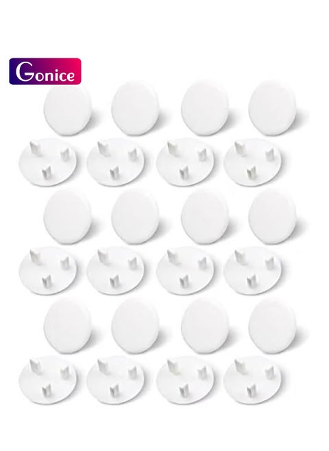 Baby Proofing Outlet Covers 12-Pack, White Baby Safety Outlet Plug Covers for Home/Office, Safe Electric Socket Covers Outlet Cap for Child