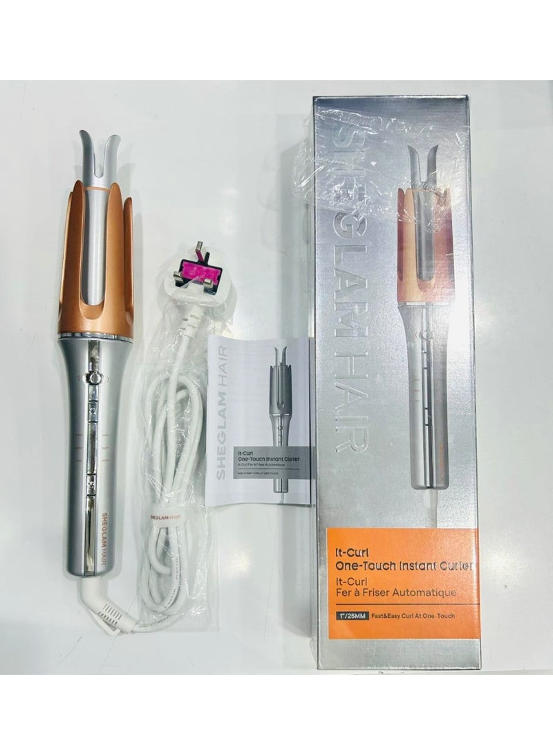 Automatic Curling Iron with Smart Temperature Control – One-Touch Auto Hair Curler for Long & Short Hair - Image 2