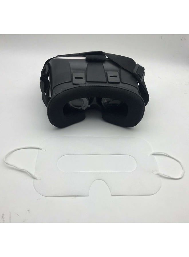 LINHUIPAD 100 عبوة أغطية عيون صحية قابلة للتصرف - متوافقة مع HTC Vive Pro/PS VR/Gear VR/Oculus Rift Go والمزيد - أبيض - Image 4